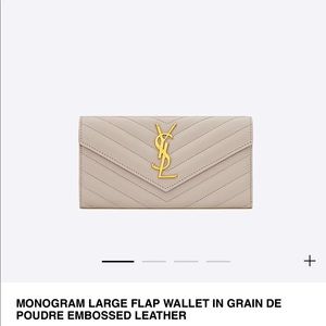 Gorgeous Yves Saint Laurent Large Wallet